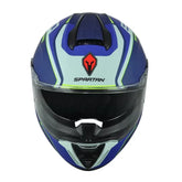 Casco Spartan Hawk Sv Titan B7 Azul